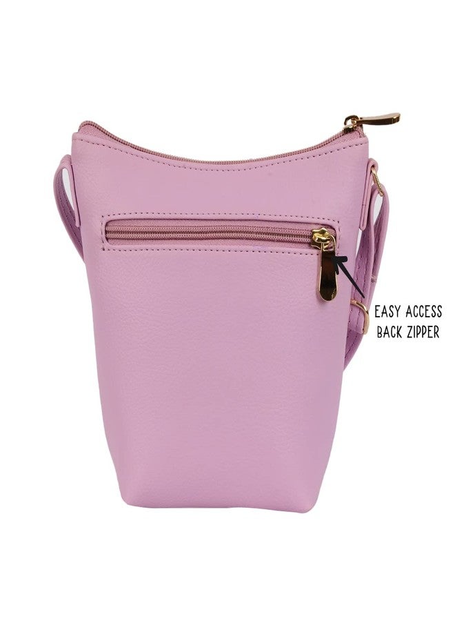 Baggit Women Pink Hobo Sling Bag XXS Size | Ladies Stylish Casual Cross Body Purse Handbag - Image 4
